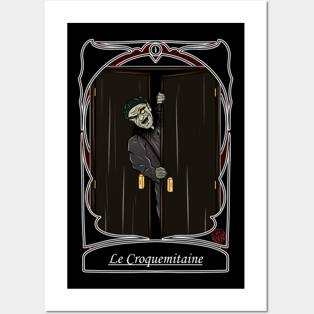 Le Croquemitaine - folklore francais Wall Art by Ukiyograph